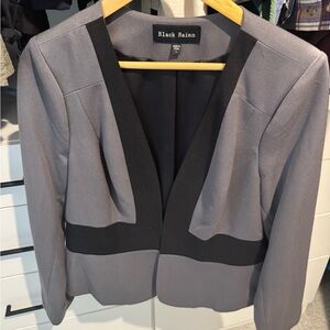 Black Rainn Two-Tone Gray and Black Blazer